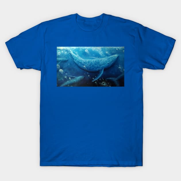 Whales T-Shirt by SPACE ART & NATURE SHIRTS 